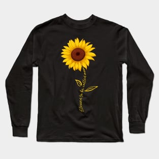 Blessed To Be Called Mom Sunflower Mothers Day Long Sleeve T-Shirt